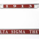 LICENSE PLATE FRAME RED OR WHITE