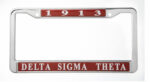 LICENSE PLATE FRAME RED OR WHITE