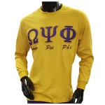 Omega T-Shirt Long Sleeve - Gold