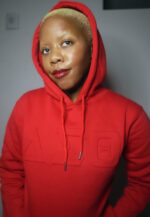 DST EMBOSSED RED HOODIE - Image 2