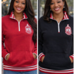 QUARTER ZIP SWEATSHIRT - RED OR BLACK